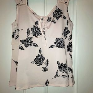 Floral print tank top
